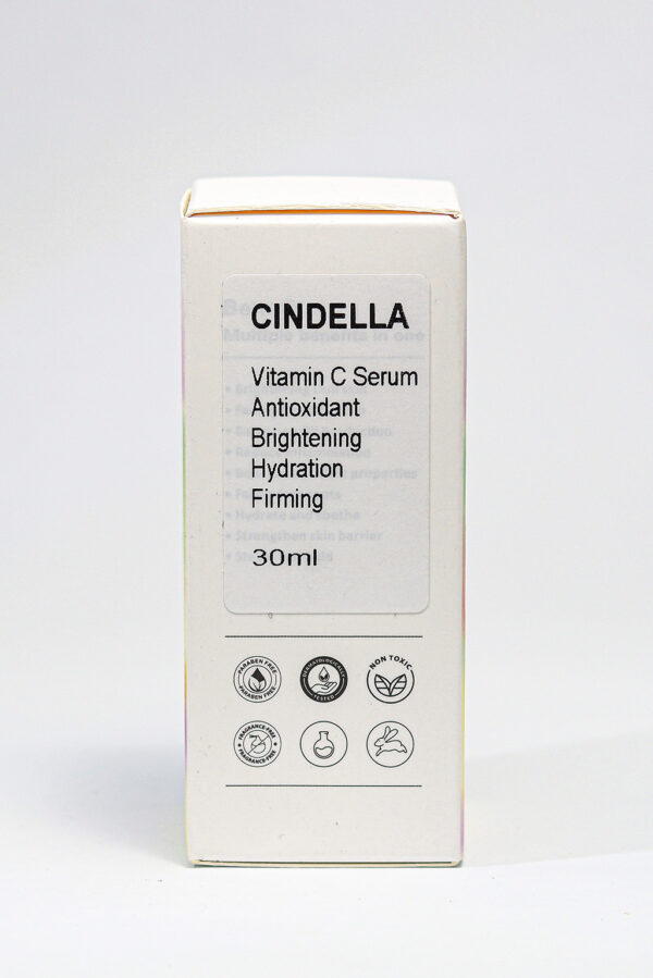 CINDELLA VITAMIN C BRIGTHENING AND BALANCING FACIAL SERUM - 30ML - Image 3