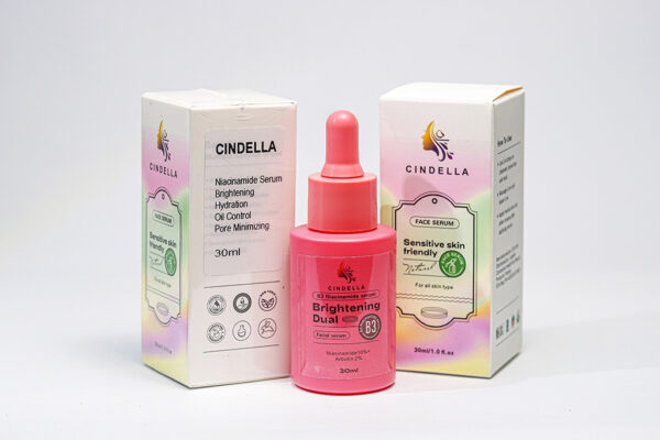 CINDELLA B3 NIACINAMIDE BRIGHTENING DUAL FACIAL SERUM - 30ML